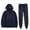 Navy, variant on Chappell Roan Hot to Go Men/Women Fall Suit Hoodies Sportswear Hooded Ankle Banded Pant Two Piece Set