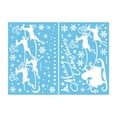 thumbnail image 1 of Décorations de Noël Autocollants en Verre Traîneau du Père Noël Autocollants Flocon de Neige pour Fenêtre, 1 of 4