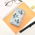 thumbnail image 7 of JIALIOU Nylon Trifold Card Wallet with ID Window Zipper Pocket for Men Women Teen Mallard Ducks on Water, 7 of 7