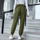 thumbnail image 3 of Gibobby Pantalones deportivos tipo cargo para mujer Pantalones cargo sueltos de calle con cintura elástica diaria para mujer Pantalones con bolsillos(AG,XL), 3 of 5