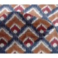 thumbnail image 4 of oneOone Viscose Chiffon Fabric Argyle Style Ikat Printed Craft Fabric BTY 42 Inch Wide, 4 of 4