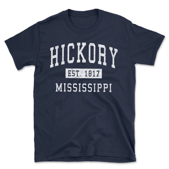 Hickory Mississippi Classic Established Men's Cotton T-Shirt