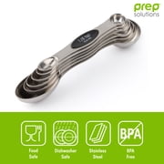 Prep Solutions Durable Nesting Measuring Spoon Set for Kitchen