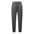 thumbnail image 6 of AZoiNM Men's Loose Fit Joggers Colorblock Ankle Cuff Drawstring Nylon Spandex Outdoor Casual Pants, 6 of 8
