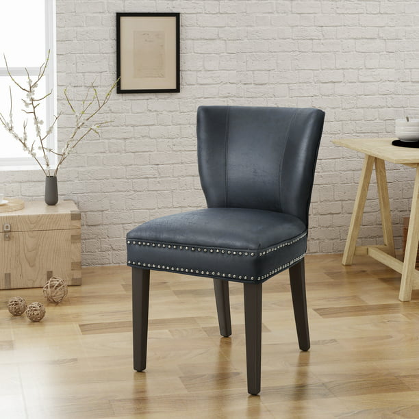 Microfiber Dining Chair Navy, Blue Microfiber Dining Chairs