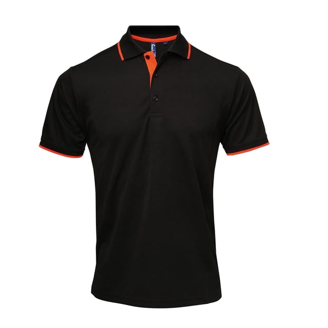 Premier Polo Contrasté Coolchecker pour Homme