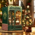 thumbnail image 3 of Miniature Wizardi Roombox Kit - Owl Bookstore Dollhouse Kit, 3 of 5