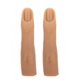 thumbnail image 1 of Dedos de práctica de silicona para uñas acrílicas, uñas postizas flexibles para entrenamiento, manicura con dedos, arte de uñas DIY (3-2 piezas), 1 of 5