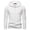 White, variant on KANG Half Zip Pullover Hooded Athletic Sweatshirt Lightweight Breathable Performance Activewear Top For Running Training Casual Wear