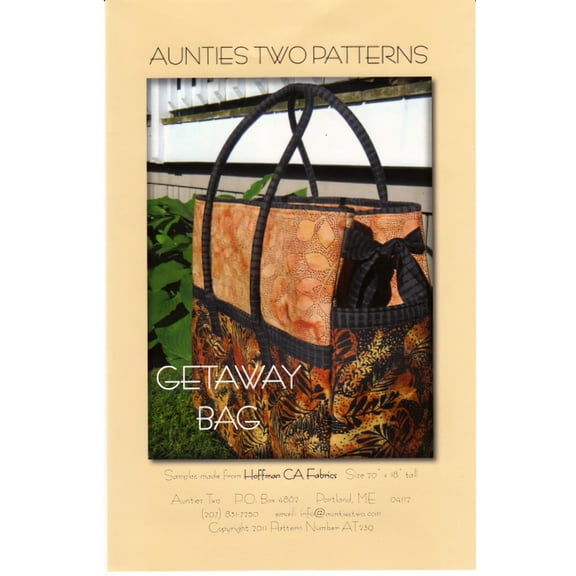 Aunties Two Patterns - Getaway Bag