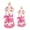 Pink+cupcake Set, variant on Cotton Vintage Damask Apron For Women, Adjustable Neck & Big Pocket, Blue & Black Cute Ruffle Kitchen & Baking Apron For Christmas Holiday Gift