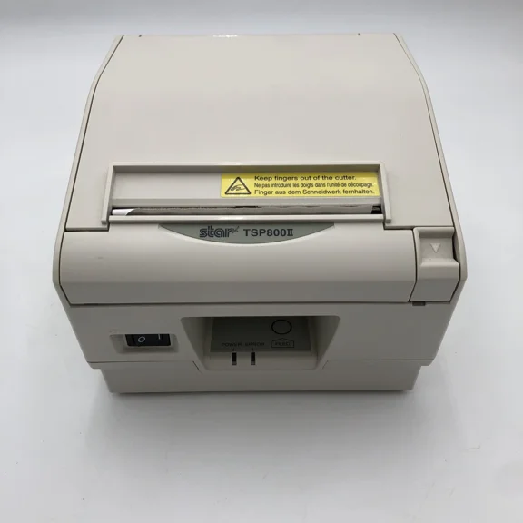 Restored Star Micronics TSP800II Wide-Format Thermal Receipt Printer Ethernet, White (Refurbished)