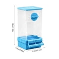 thumbnail image 6 of Bird Feeder Hanging Cage Food Container with Husk Separation and Mess Reducing Design for Small Birds, 6 of 6