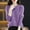 Purple, variant on TMOYZQ Women's Sweaters Spring Knit Cardigan Sweaters Fashion Long Sleeve Open Front Button Down Trendy Casual Thin Sweater Jacket on Clearance