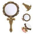 thumbnail image 3 of MasteelfCA Crystal Mirror Handheld Cosmetic Mirror Portable Vanity Mirror Folding Mirror, 3 of 8