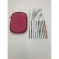 thumbnail image 5 of Multi-Color Aluminum Alloy Crochet Set Stainless Steel Knitting Tools Metal Crochet Hooks 22 PCS, 5 of 6