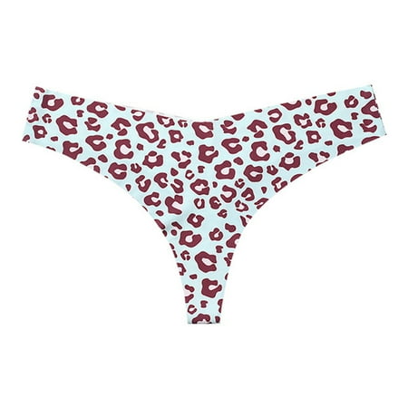 

Quealent Panties For Women Cotton Thongs For Women Lace Womenâs Underwear Breathable No Show T Back Tanga Panties Sky Blue XL