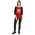 thumbnail image 5 of Inkmeso Women Raglan Tshirt Sarcastic Quote Im Not Weird Im Limited Edition Graphic Top, 5 of 9