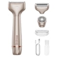 thumbnail image 1 of Afeitadora eléctrica para mujer: afeitadora eléctrica recargable e indolora para bikini, rostro, cuerpo, piernas y axilas - Cuchilla 3 en 1 y cabezal giratorio, 1 of 5