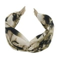thumbnail image 4 of Unique Bargains 1 Pc Wide Tie Tie-dye Headbands for Women Army Green, 4 of 6