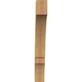 thumbnail image 2 of 4"W x 24"D x 32"H Balboa Rough Sawn Knee Brace, Western Red Cedar, 2 of 4