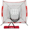 thumbnail image 5 of ZenSports 7x7FT Baseball Softball Practice Net Portable Pitching Net W/White Strike Zone Target, 5 of 11