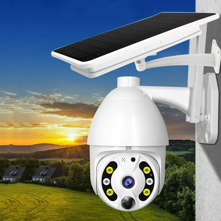 

Kayannuo Clearance 1080P Home Security Camera Outdoor Wireless WiFi 360° View Spotlight Rechargeable Solar Battery Powered System With Motion Detection And Sirens