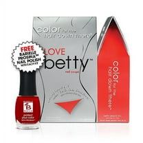 Love Betty - Hair Color for the Hair Down There Kit - Red with Free Prosina Nail Polish