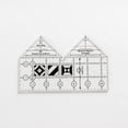 thumbnail image 1 of Agiferg Ruler Non-Slip 90° Degree Double Strip Clothing Design Ruler Acrylic 90° Ruler Hand Sewing Cutting Ruler, 1 of 1