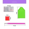 thumbnail image 5 of ZHAOCHENG 30x40cm DIY Navidad Diamante Bordado Estilo B Kit Completo Luz de Calle, Pintura de Diamante 6D Completa Santa Claus Redondo Punto de Cruz Bordado Decoración Dormitorio Oficina Hogar Mural d, 5 of 5