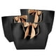 thumbnail image 1 of Bolsas de regalo de papel, 10 piezas de papel negro para recuerdo, bolsa de regalo de papel negro, bolsas de regalo de papel, características de vanguardia, 1 of 9