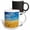 Multicolor, variant on 3drose, Canada, Manitoba, Myrtle. Crop Field of Two-row Barley., 11oz Mug
