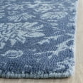 thumbnail image 3 of SAFAVIEH Restoration Vintage Dalton Floral Wool Area Rug, Blue/Dark Blue, 5' x 8', 3 of 8