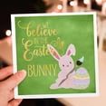 thumbnail image 7 of 3drose, Funny Cute Easter Bunny Illustration with Typography, 6 Greeting Cards with Envelopes, 7 of 7