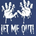 thumbnail image 2 of CafePress - Let Me Out ! Maternity T Shirt - Maternity Dark T-Shirt, 2 of 3