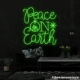 thumbnail image 4 of Glowneon Peace On Earth Neon Sign, Peace On Earth Led Sign, Peaceful World Gift, Christmas Gift, 4 of 5