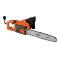 thumbnail image 3 of BLACK+DECKER 16” 12 Amp Corded Electric Chainsaw, Tool-Free Chain Tensioning, Auto-Oiling, 3 of 8