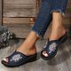 thumbnail image 5 of Sandalias de verano para mujer, zapatillas ligeras, tacones de cuña informales, zapatos de mujer Wmkox8yii  ytu10568, 5 of 9
