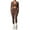 Brown#193, variant on Women Outfits 3 Piece Solid Color Long Sleeve Jacket Sport Bar Tight Pants Yoga Running Fitness Set Woman Handsome Climbing Hiking Camping Cycling Outfits,Sky Blue,M