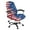 American Flag Paws, variant on Xixirimido Tree Camo Pattern Office Chair Cover Stretchable Removable Computer Chair Back Covers High Back Office Desk Chair Slipcovers Anti-Dust for Office Home, Large