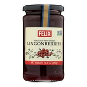 Felix Wild Natural Lingonberries, 14.5 Oz (Pack Of 8)