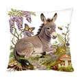 thumbnail image 2 of Seyotauo Forest Animal Decor Throw Pillow Covers Farmhouse Animal Home Decorative Couch Soft Cushion Covers,18x18 Inch Pillow Covers for Rustic Room Sofa Chair Living Room Bedroom Gift, 2 of 6
