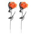 thumbnail image 1 of Rosas artificiales de Halloween con globos oculares, accesorios realistas para disfraz de cosplay. amarillo, 1 of 9