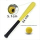 thumbnail image 5 of Bate De BéIsbol Con Pelota De 64 Cm, Divertido Juego Para NiñOs Y Adultos, Bate De BéIsbol Ligero Con Pelota De Entrenamiento, Color Amarillo, 5 of 5
