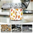 thumbnail image 6 of Yayeee Ashtray with Lid for Cigarette Smokeless Stainless Steel Home Ash Holder, Orange Leaves, 6 of 7