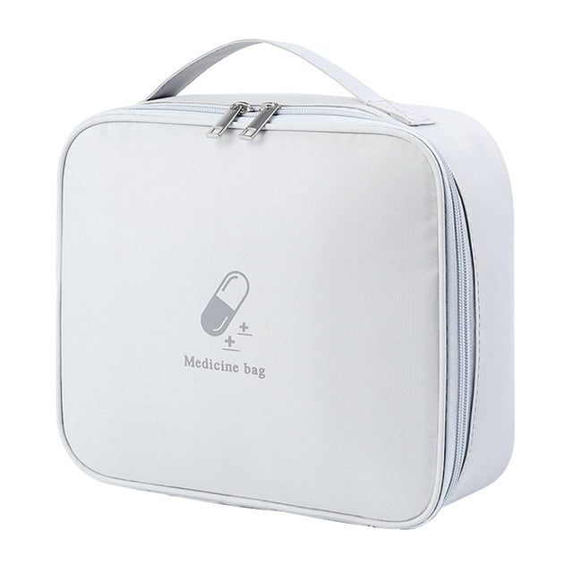 MasteelfCA Sac Organisateur de Médicaments Extérieur Sac de Rangement de Médicaments de Voyage Sac d'Aide Poing