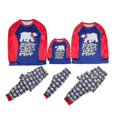 thumbnail image 2 of Mode Pyjamas de Noël pour la Famille à Manches Longues Col Rond Sleepwear_zx, 2 of 3
