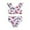 Z8 Watermelon Red, variant on Ticikt Toddler Girls Swimsuit Set Ruffle Trim Bikini with Pastel Floral Pattern | UPF 50 Sun Protction Swimwear,Color:Pink,4-5 Years
