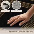 thumbnail image 6 of ODIKA Geometric Key Fret Bordered Symmetry Meander Border Scroll Greek Flowing Dynamic Stain Resistant Low Profile for Dorm Room, Small Living Apartment, 6 of 7