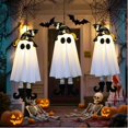 thumbnail image 1 of Hanging Ghosts Fleyudemo para Halloween, paquete de 3 unidades, 48 cm, iluminadas, 1 of 7
